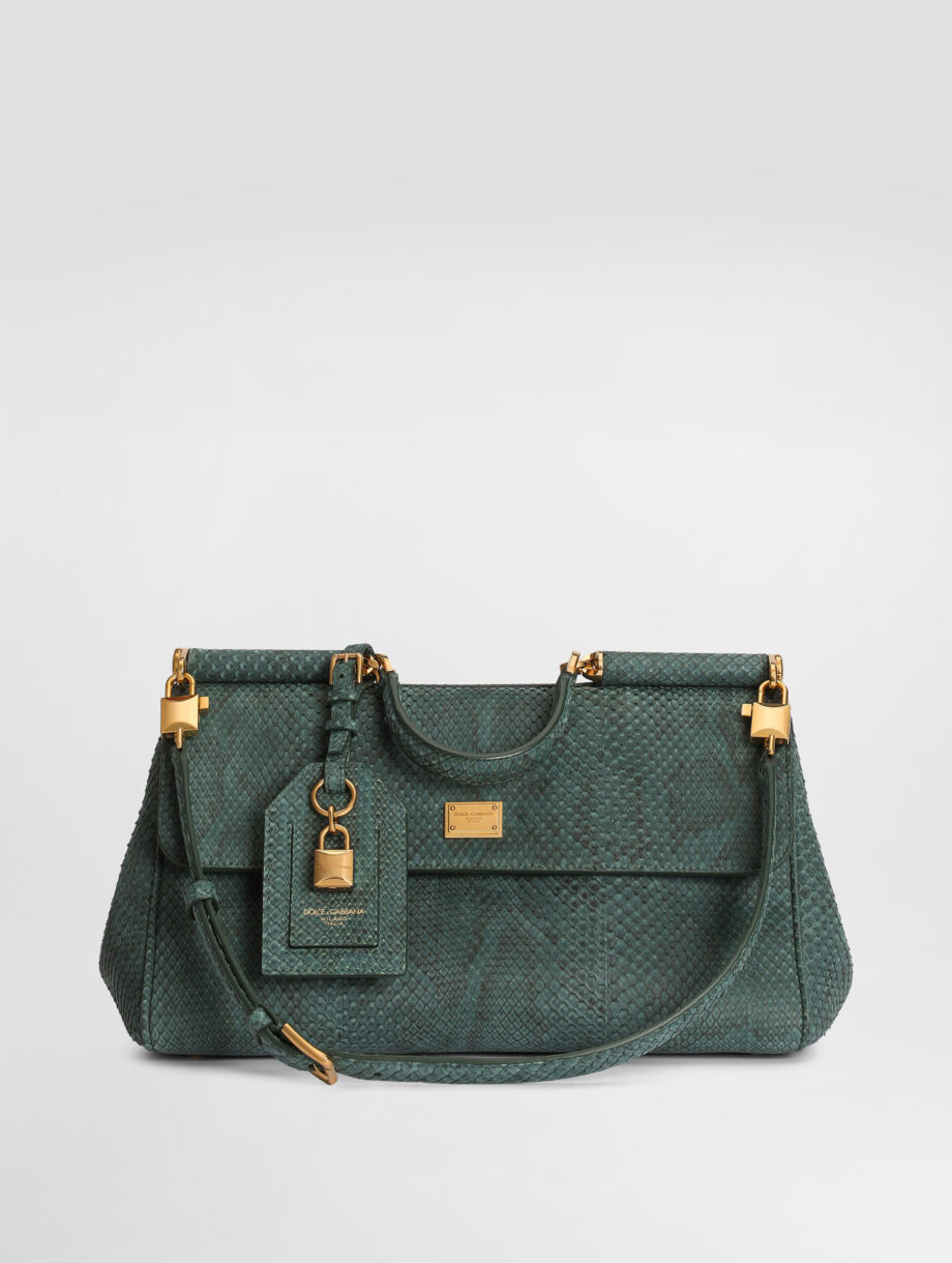 Medium My Sicily handbag in python