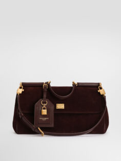 Medium My Sicily handbag in split calfskin