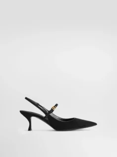 Suede slingback